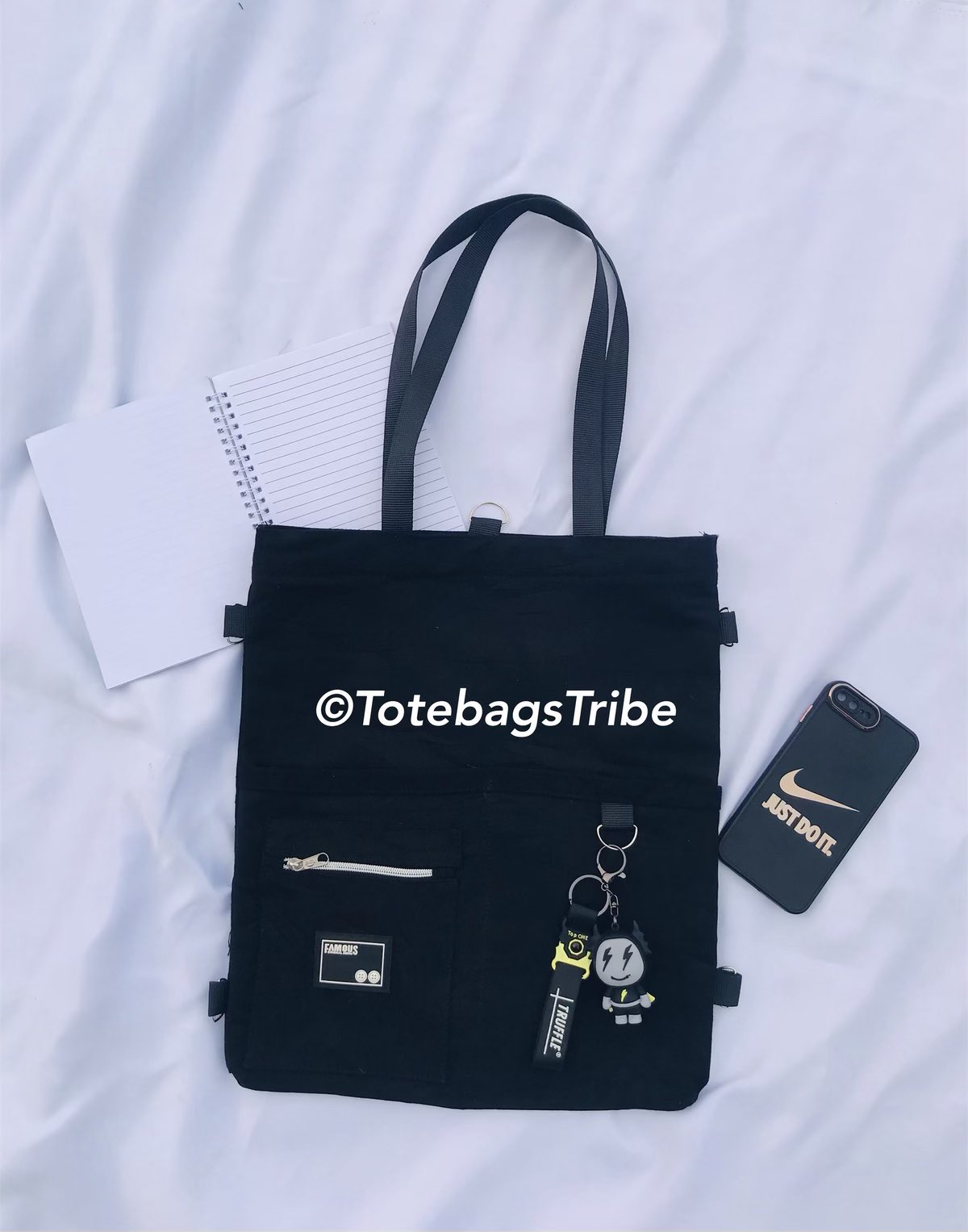 Printed Canvas Tote
